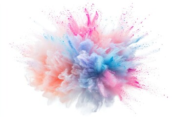 Pastel Color Powder Explosion.