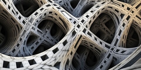 Abstract Architectural Structure Design
