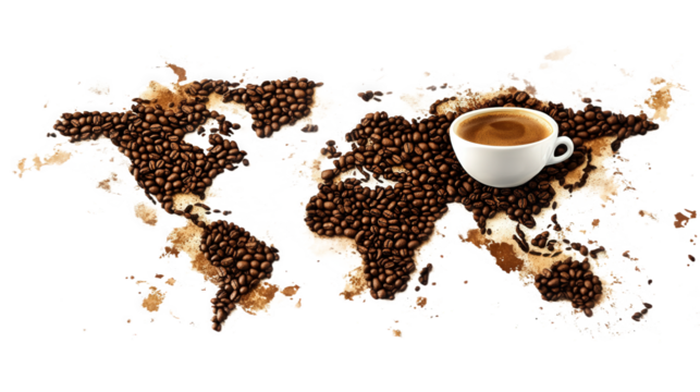 Global Coffee Distribution Map
