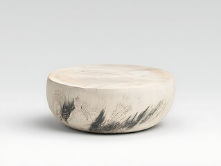 Sculptural Wood Coffee Table for Studio Shot.