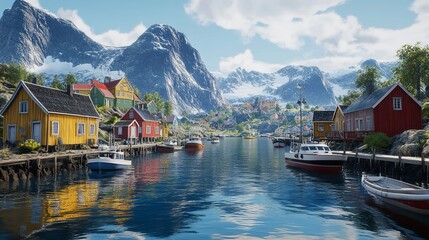 Naklejka premium panorama of the old town of kotor