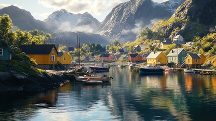 Naklejka premium panorama of the old town of kotor