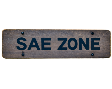 Distressed wooden sign with ,Safe Zone, crossed out, symbolizing danger and restricted access, offering a stark visual metaphor for prohibited areas and security concerns
