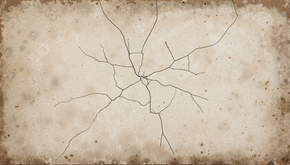 Cracked vintage surface background for text and design with antique parchment feel