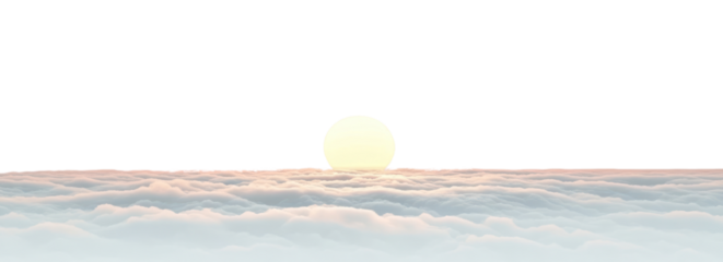PNG Sunset behind thin clouds sunrise nature view.