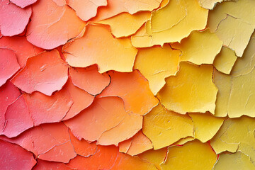 Obraz premium Vibrant gradient blending yellow, orange, and red textures