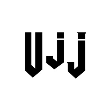 UJJ letter logo design for technology company. UJJ logo design black and white color combination. UJJ logo, UJJ vector, UJJ design, UJJ icon, UJJ alphabet. UJJ typography logo design.