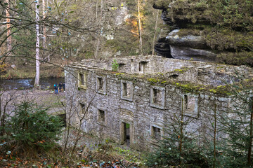 An der Grundmühle Dolsky Mlyl 16. Jh. bei Ruzová Kamenicka Strán