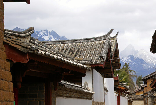 Traditional Dwellings, Baisha, Yunnan, China