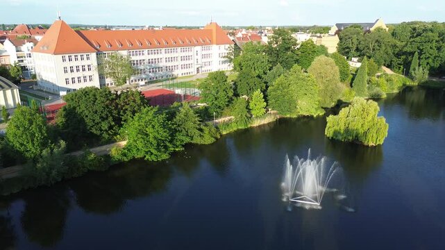 Schwanenteich in Wittenberg