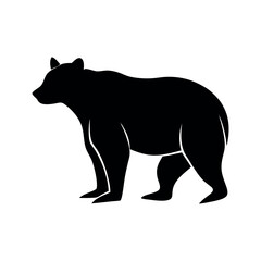 silhouette of a bear