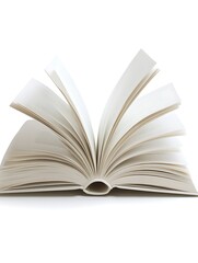 Obraz premium An Open Book Displays Numerous Pages And A Crisp White Binding