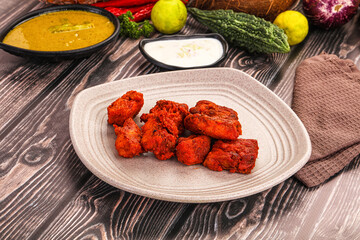 Indian cuisine - hot Fish Tikka