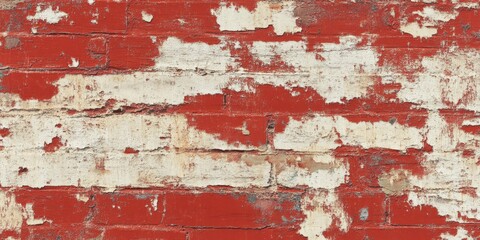 Obraz premium Weathered Red Brick Wall Texture