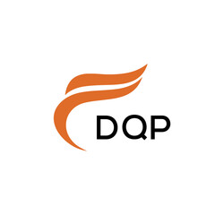 DQP creative minimalist letter logo.	