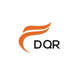 DQR creative minimalist letter logo.	