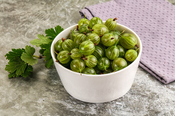Ripe sweeet and juicy gooseberry