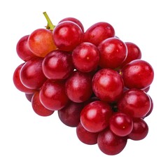 Close-up of a bunch of fresh red grapes.