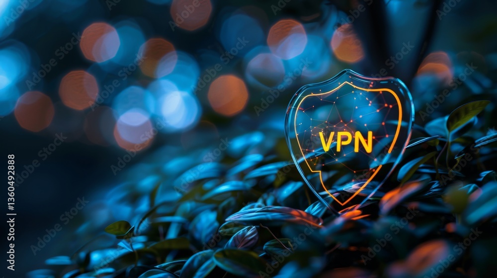 Poster secure your online presence with advanced ai-driven vpn technology for enhanced internet safety