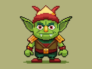 pixel art goblin