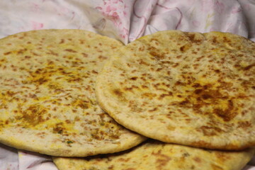 Fresh Moroccan Stuffed Bread, Aghroum Ntdount, Amazigh Bread
