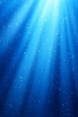 Underwater Light Rays with Deep Ocean.