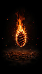 Watch duty pine cone fire