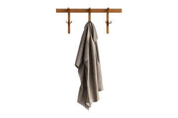 Coat rack Isolated on White and Transparent Background PNG Image.