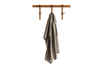 Coat rack Isolated on White and Transparent Background PNG Image.