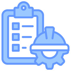 Fototapeta premium Work List Icon