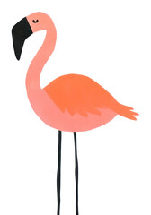 Fototapeta premium PNG Flamingo illustration bird pink.