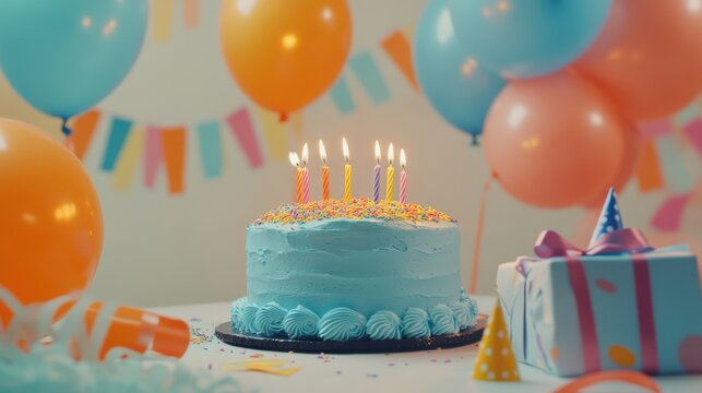 Pastel de cumplea&ntilde;os decoraciones