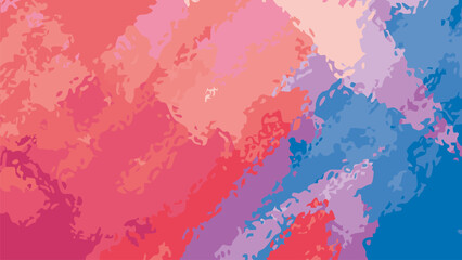 Abstract watercolor background features a dynamic blend of warm and cool tones of reds, pinks, purples, and blues, creating a dynamic watercolor effect and painterly feel.
