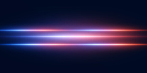 Lines of light, speed and movement. Demonic movement speed of light. Vector.