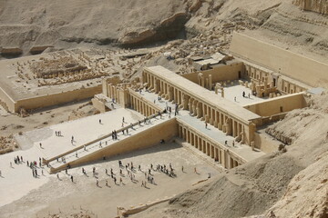 Tempel der Hatschepsut, eine ägyptische Königin 

