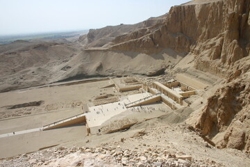 Tempel der Hatschepsut, eine ägyptische Königin 
