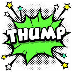 Pop art comic book explosion with bold colors and dynamic burst