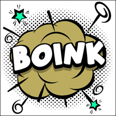 Pop art comic book explosion with bold colors and dynamic burst