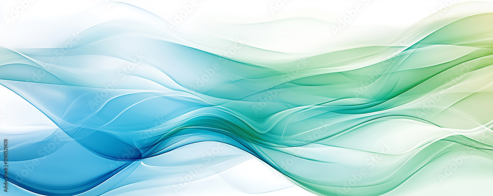 Poster vibrant abstract summer wave patterns inspiring serenity and motion in artistic design