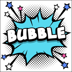 Pop art comic book explosion with bold colors and dynamic burst