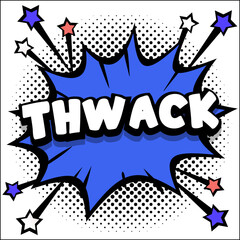 Pop art comic book explosion with bold colors and dynamic burst