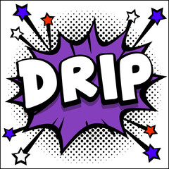 Pop art comic book explosion with bold colors and dynamic burst