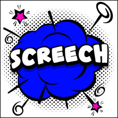 Pop art comic book explosion with bold colors and dynamic burst