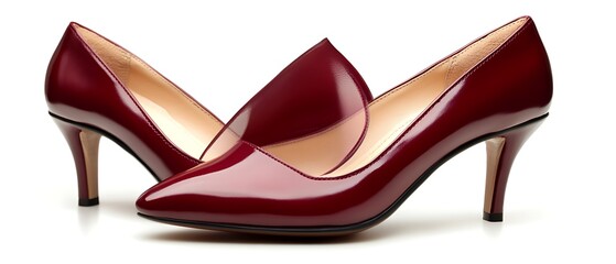 Red Patent High Heels.