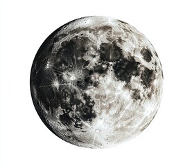 file featuring a full moon with a transparent background, ideal for creative use