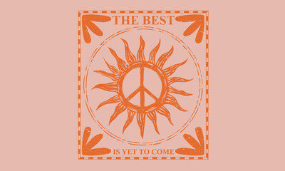 Sunshine on my mind. Sunshine paradise graphic print design. The best is yet to come. Beach modern abstract art. Summer vibes artwork. 
