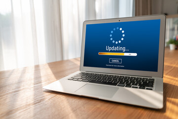 Software update on computer for modish version of device software upgrade