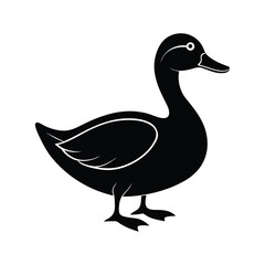 duck silhouette art