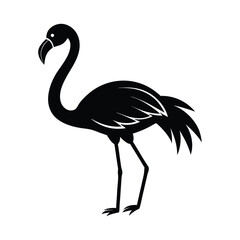 flamingo silhouette art