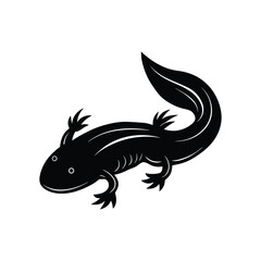 axolotl silhouette art